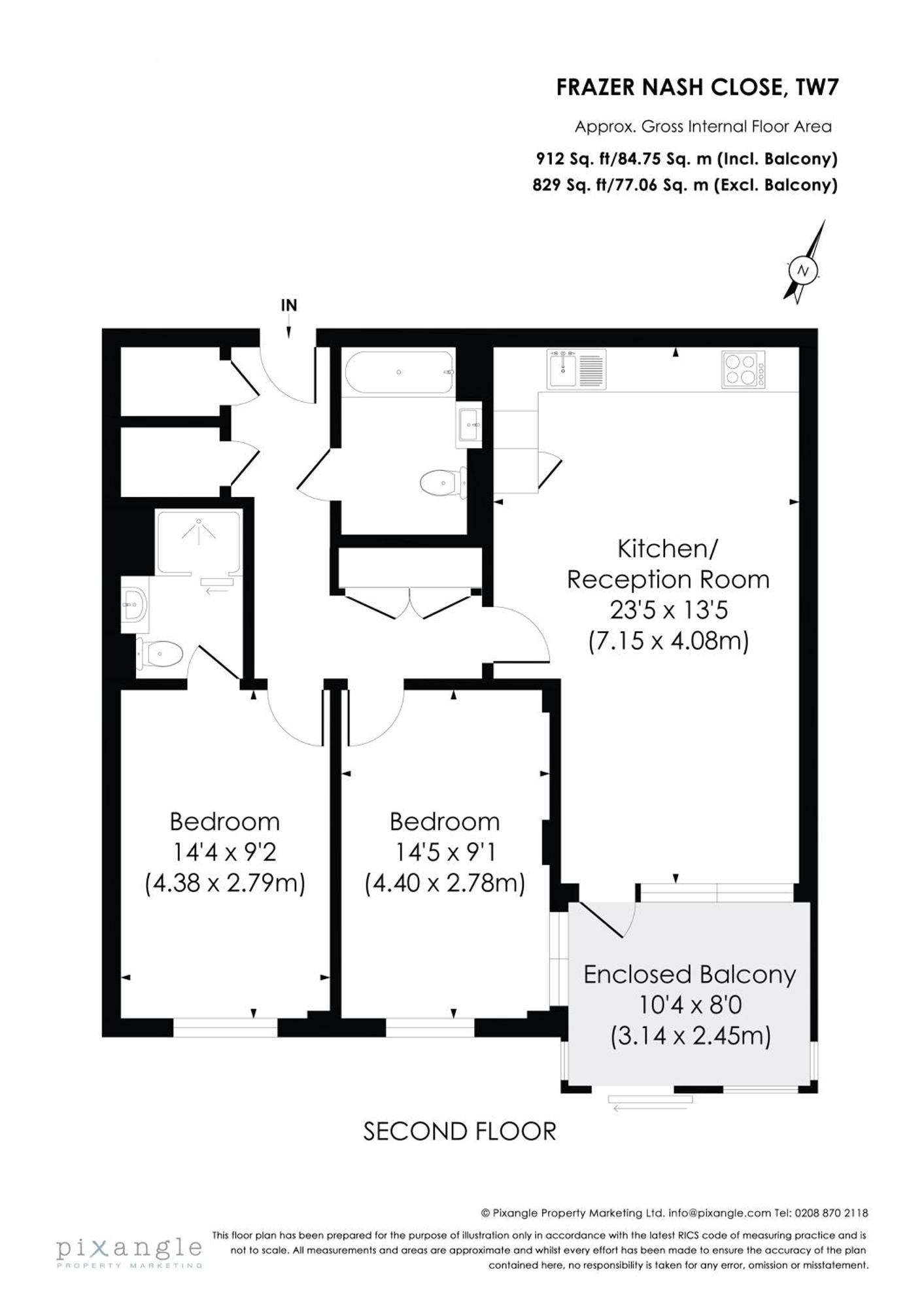 Two Bed Flat - Isleworth Londra